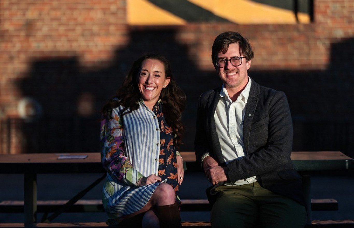 Lindsey Shanmugasundaram and Andrew Mathewes have signed a 10 year lease for the former Railgarten space for their new business Stomping Grounds